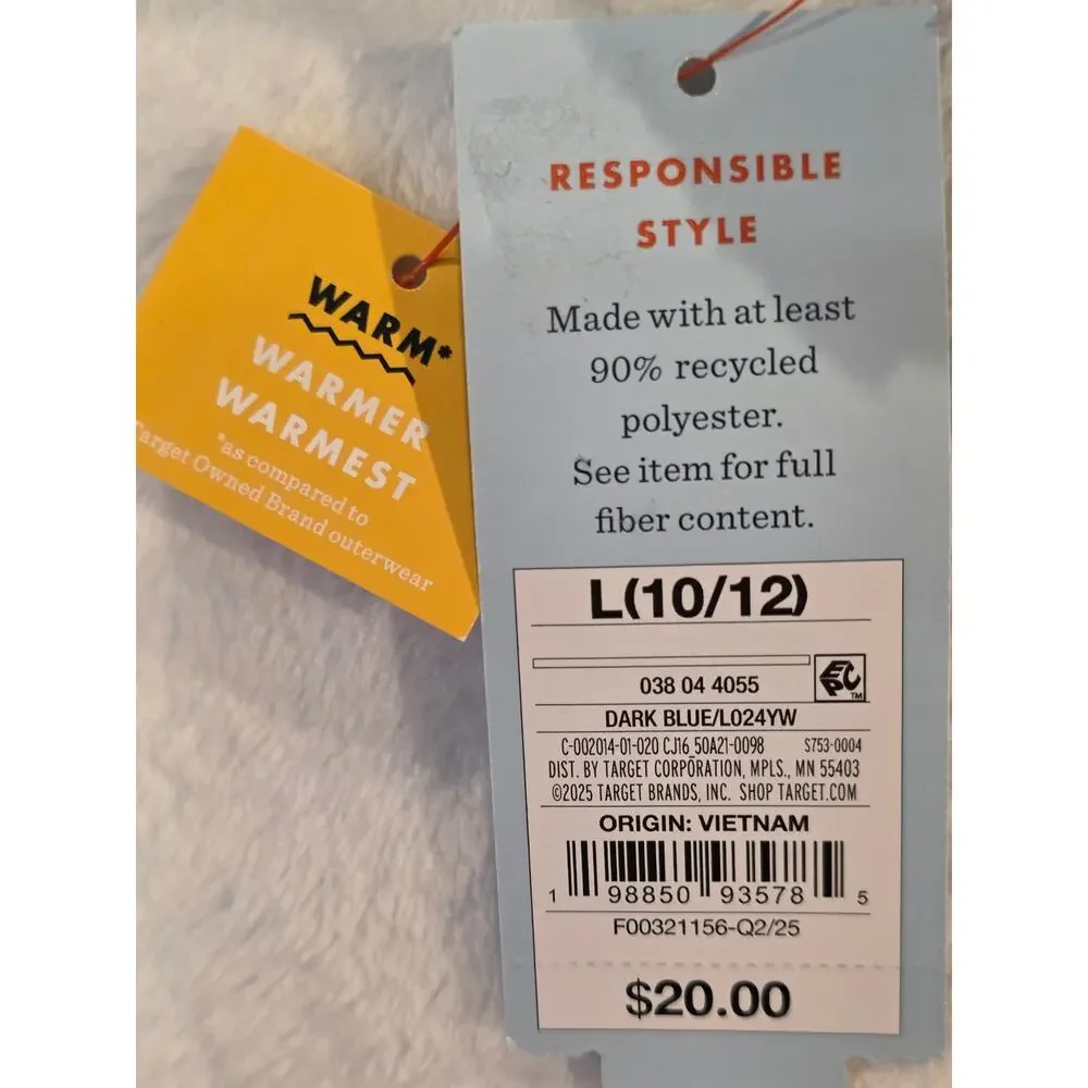 Cat & Jacks Kids Boys Large 10/12 NWT
